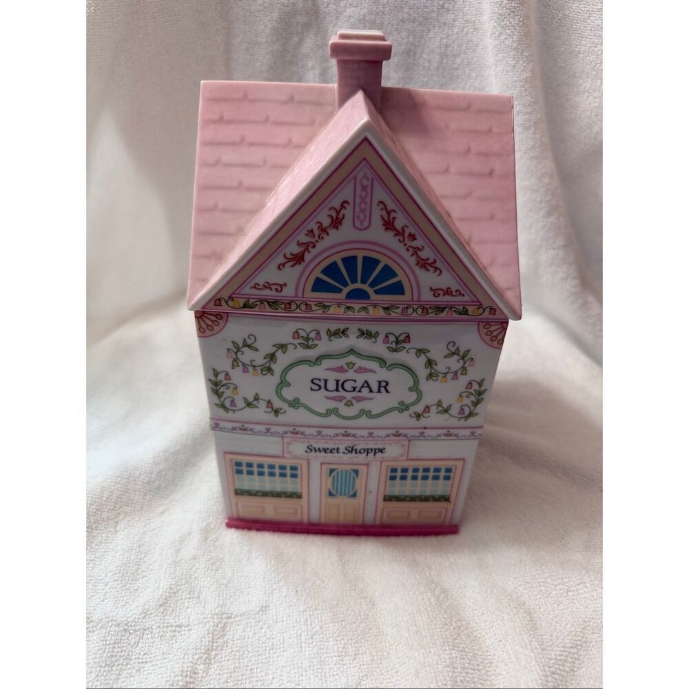 Vintage 1990 Lenox Spice Village Sugar Sweet Shoppe Canister